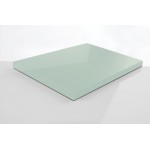 Фасад LuxeForm Acryl ME-401U Небесно-бирюзовый, идеальное зеркальное сияние, толщина 18,4мм, основа МДФ, обратная сторона-высокопрочное покрытие в цвет