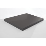 Фасад LuxeForm Acryl ME-806U Черная жемчужина, идеальное зеркальное сияние, толщина 18,4мм, основа МДФ, обратная сторона-высокопрочное покрытие в цвет