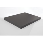 Фасад LuxeForm Acryl MM-806U Черная жемчужина, идеальное зеркальное сияние, толщина 18,4мм, основа МДФ, обратная сторона-высокопрочное покрытие в цвет